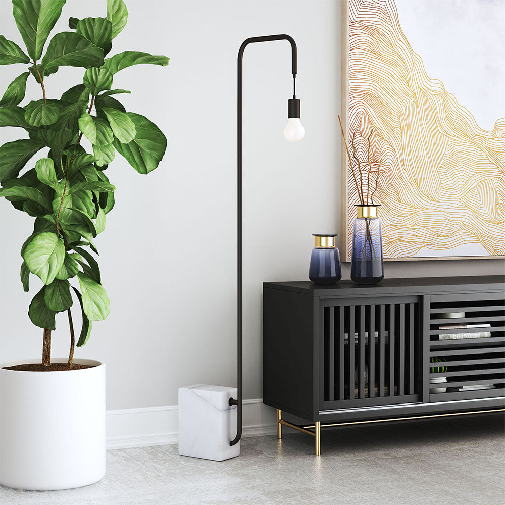 LANCIA FLOOR LAMP BLACK