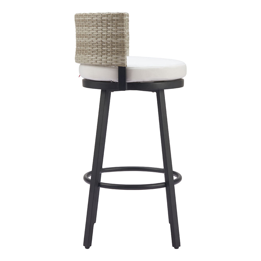MIDNIGHT WAVE BARSTOOL WHITE