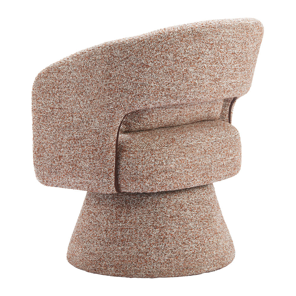 LIVA SWIVEL CHAIR FROSTY BROWN