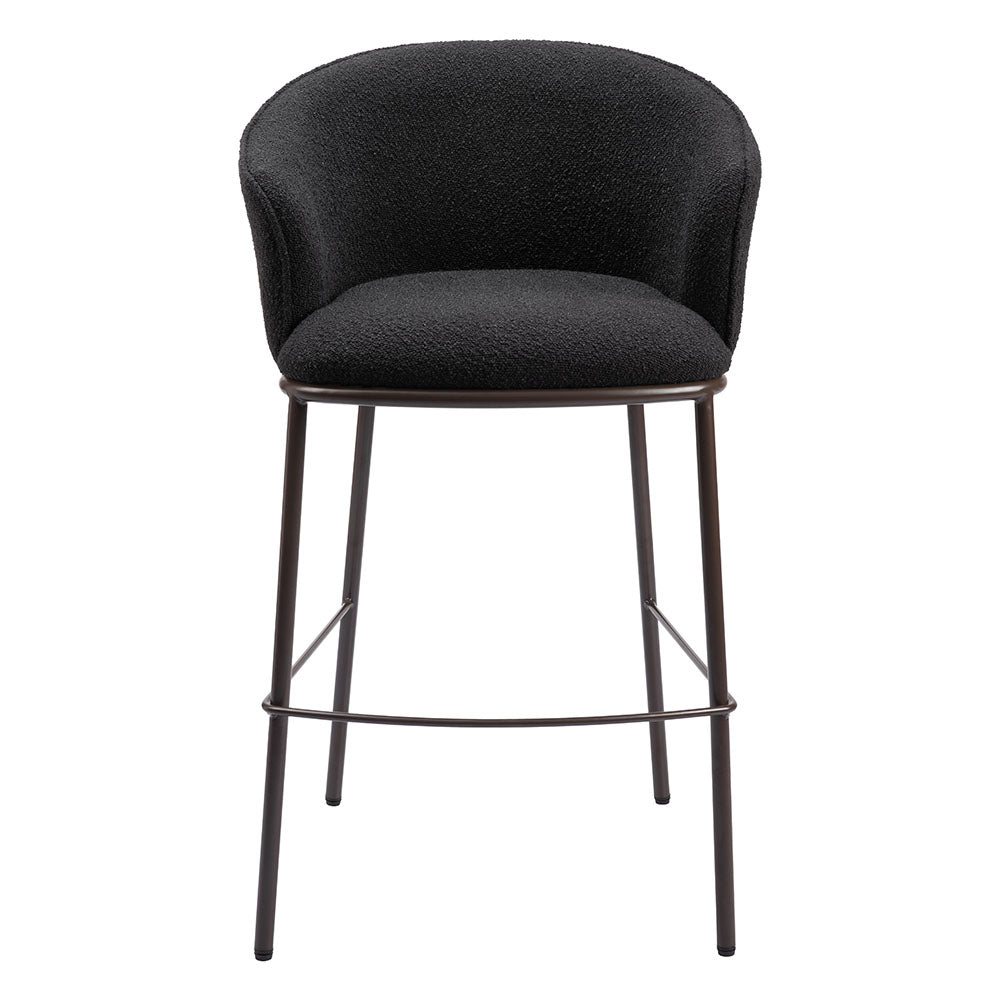 ESSEN BARSTOOL BLACK & BRONZE