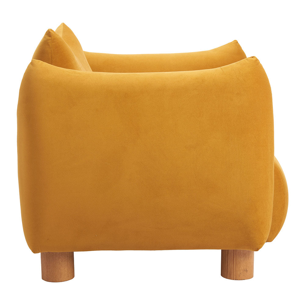 MEIA ACCENT CHAIR MUSTARD