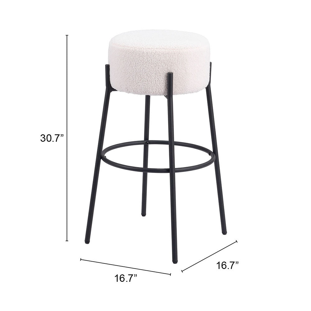 BLANCHE BARSTOOL IVORY