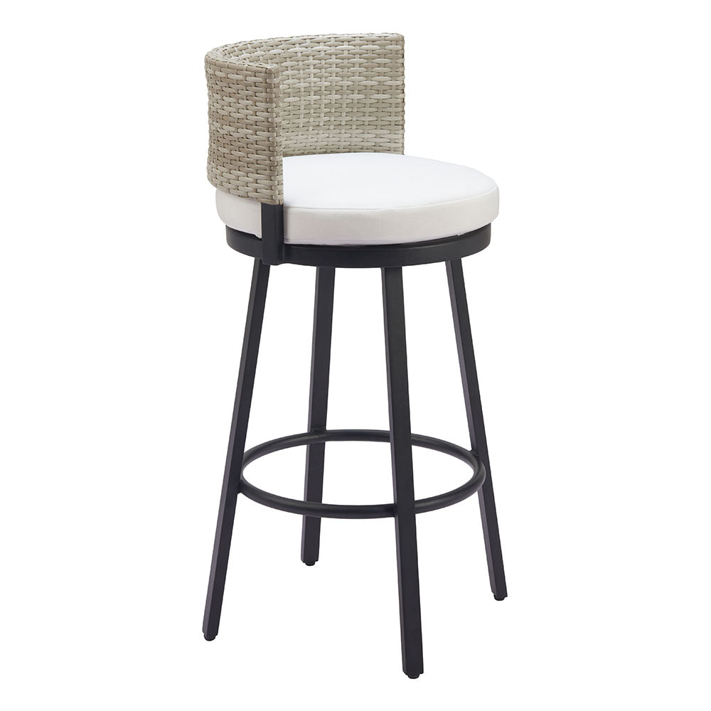 MIDNIGHT WAVE BARSTOOL WHITE