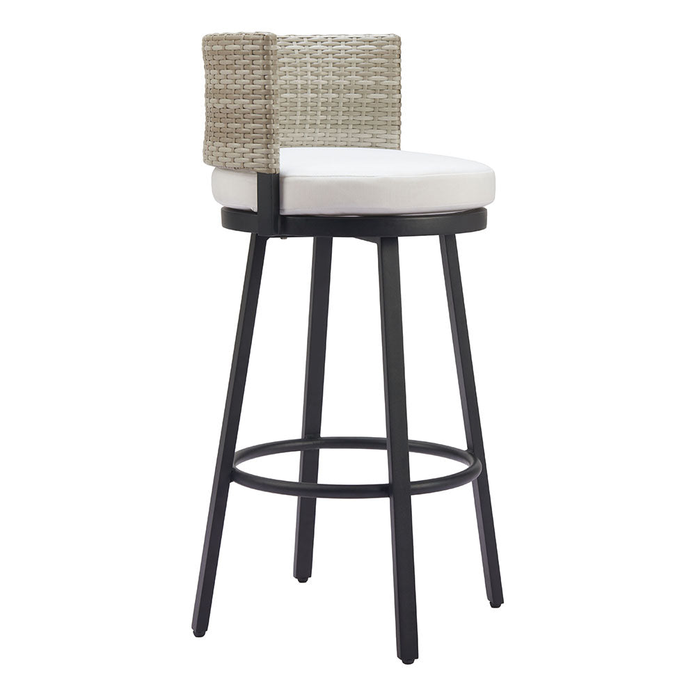 MIDNIGHT WAVE BARSTOOL WHITE