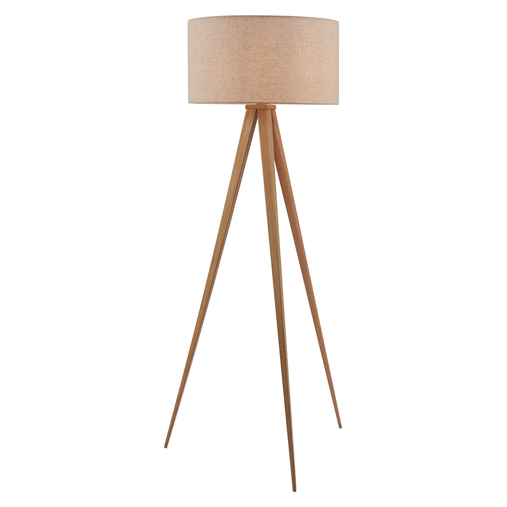 IMPERIAL FLOOR LAMP BEIGE & NATURAL