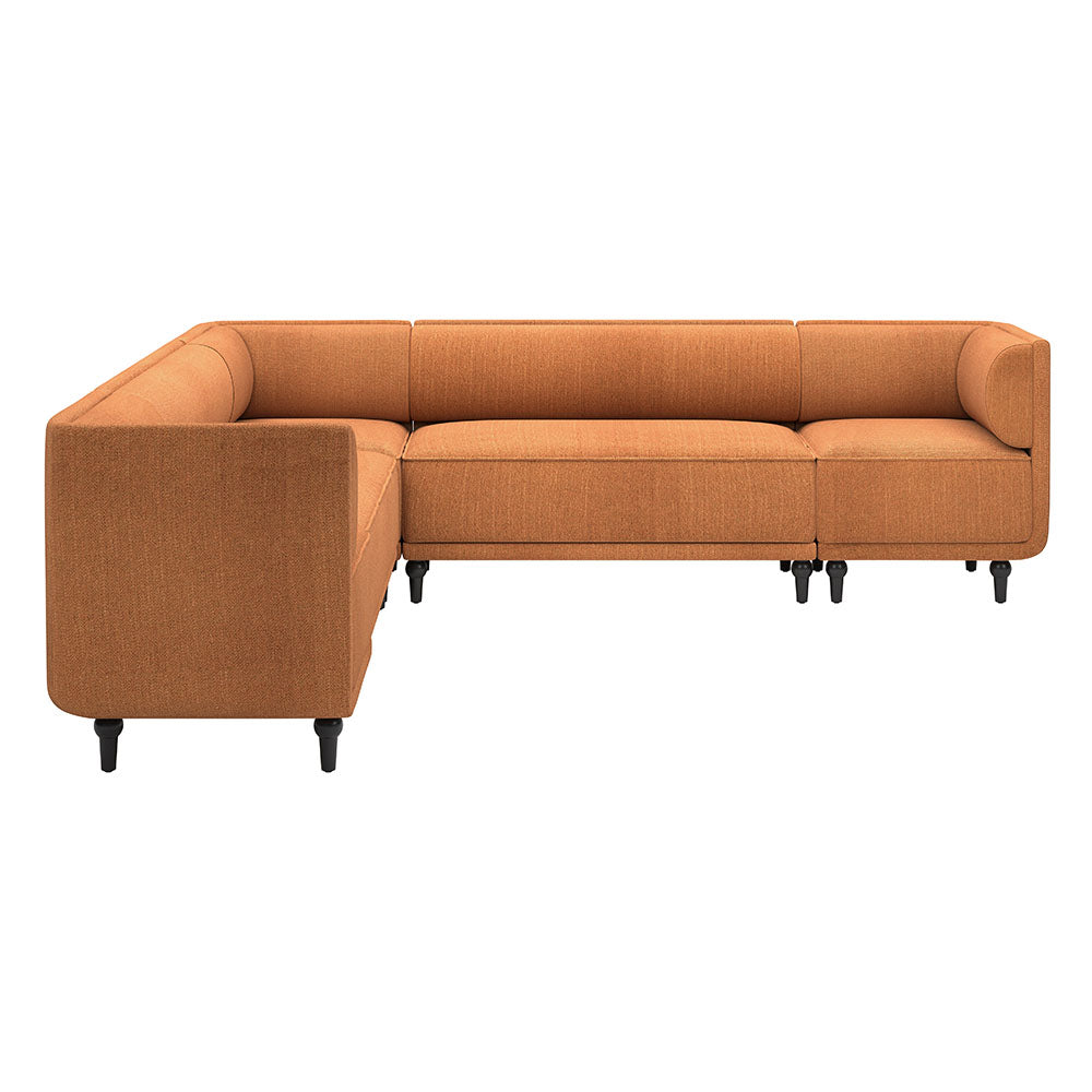MALBEN CORNER CHAIR BROWN