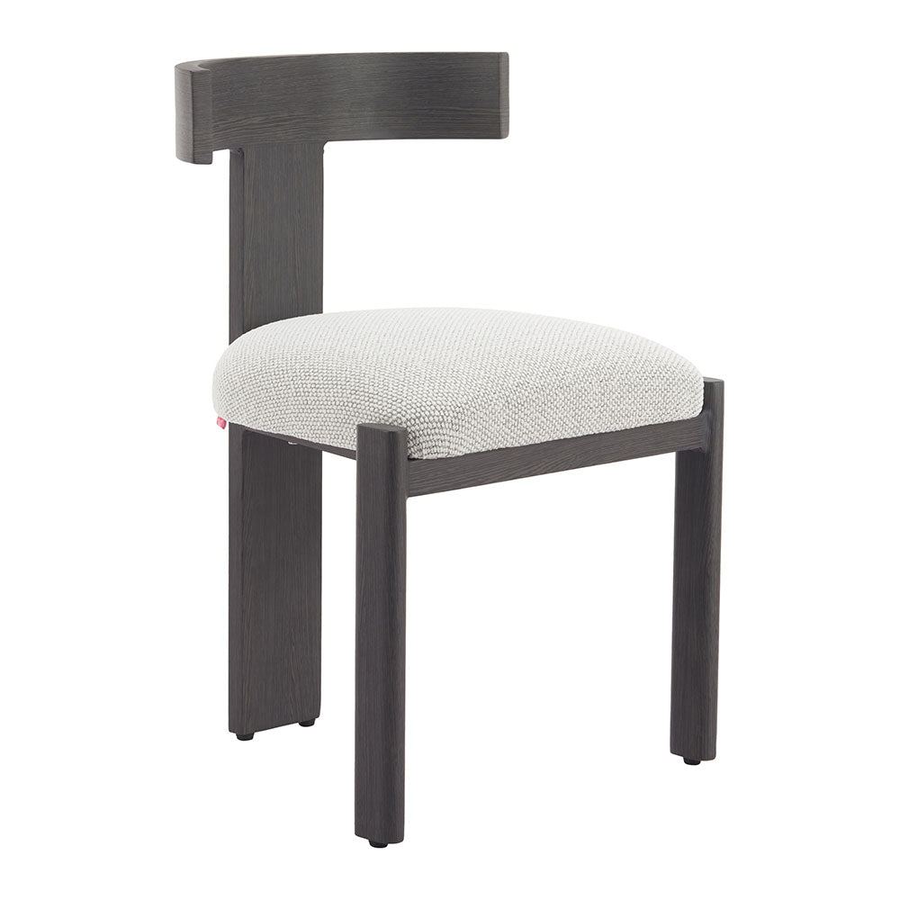 TIANA DINING CHAIR BLACK & BEIGE