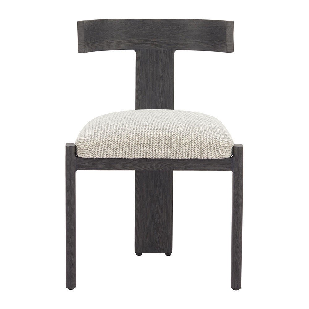 TIANA DINING CHAIR BLACK & BEIGE