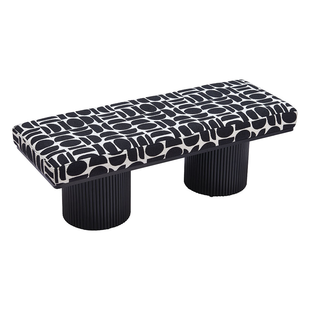 BOTOIA BENCH BLACK & WHITE