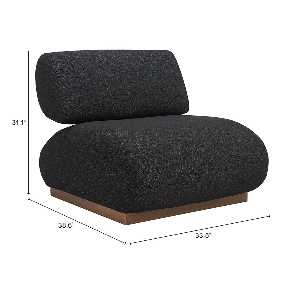 BARSA ACCENT CHAIR BLACK