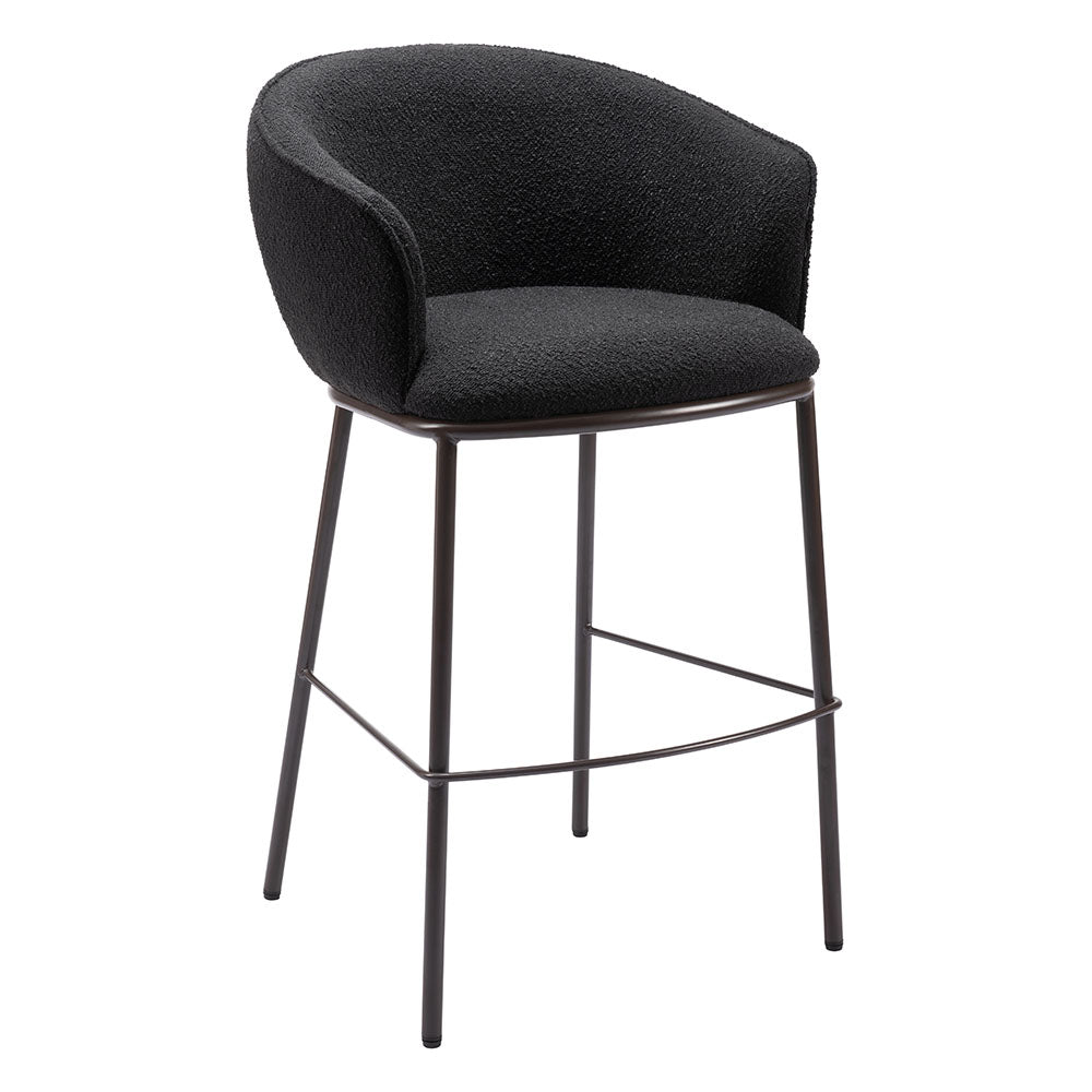 ESSEN BARSTOOL BLACK & BRONZE