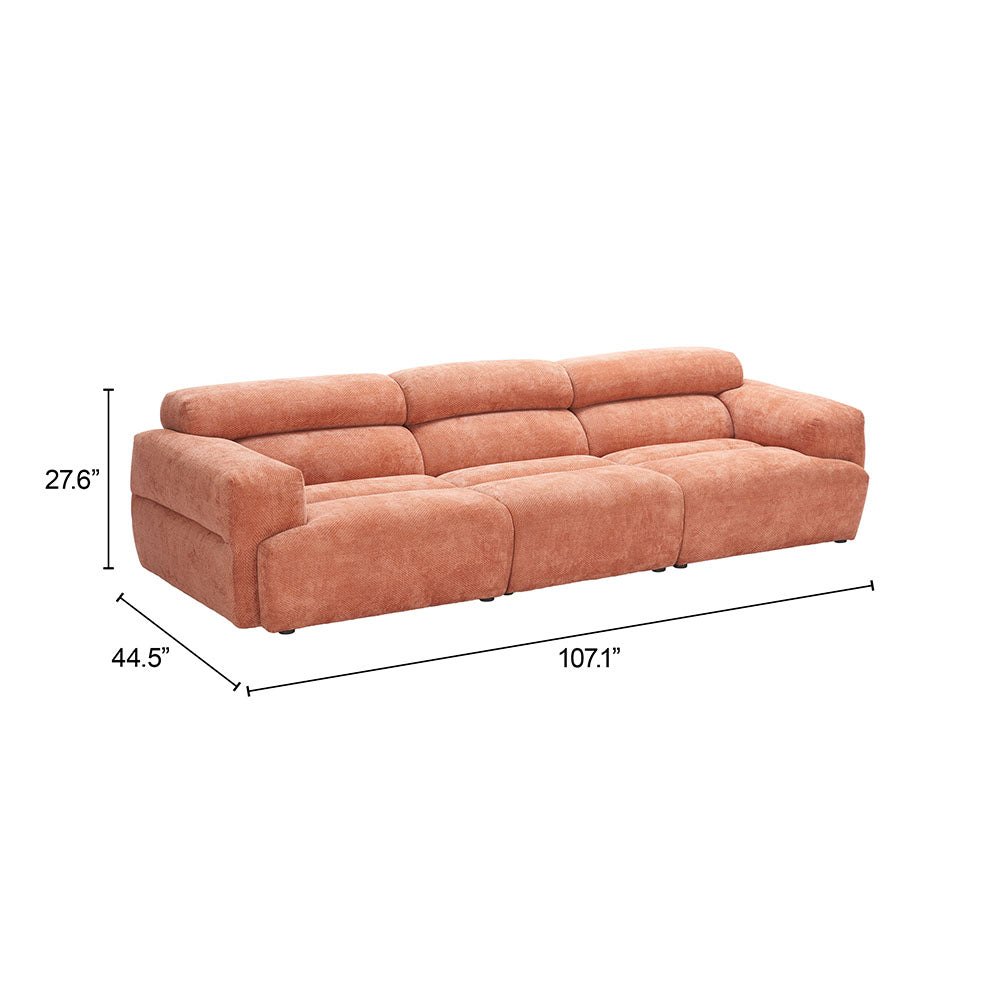 ALIS MODULAR SECTIONAL ORANGE