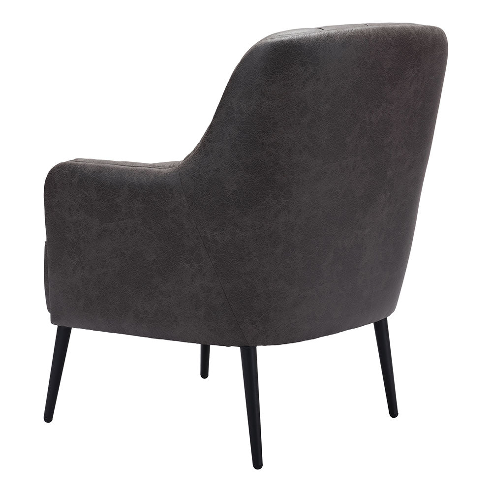 TASMANIA ACCENT CHAIR VINTAGE BLACK