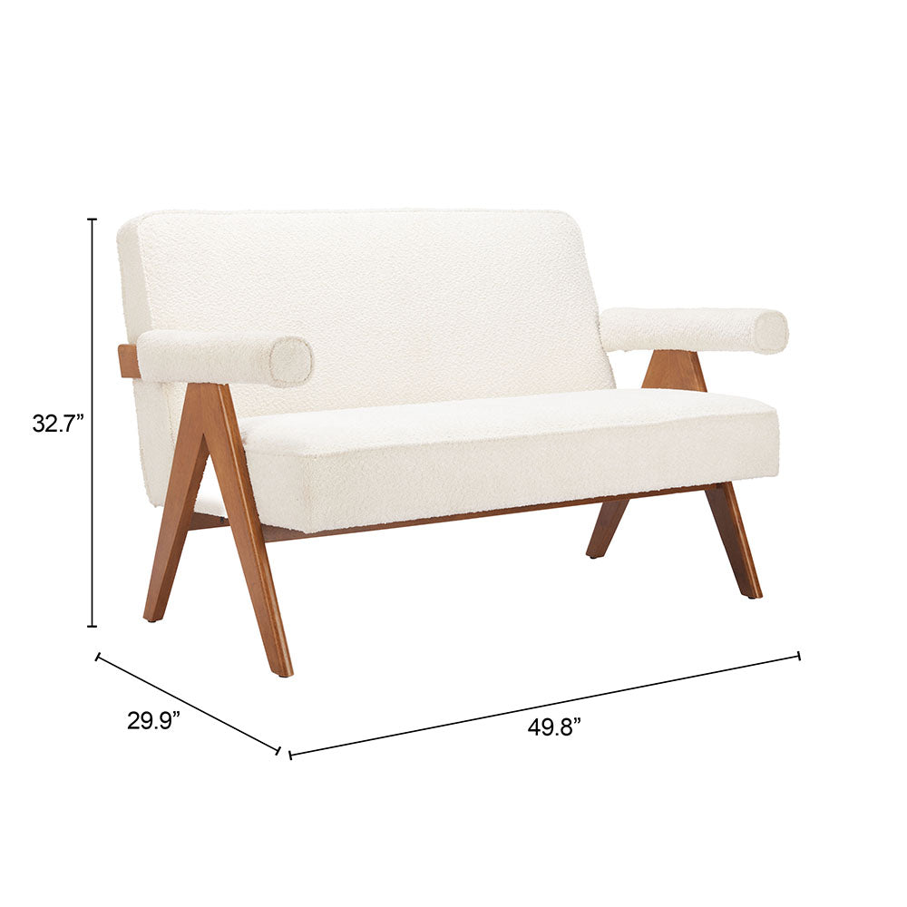 ENCANTO LOVESEAT LVORY