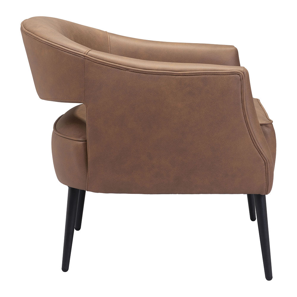 BERKELEY ACCENT CHAIR VINTAGE BROWN