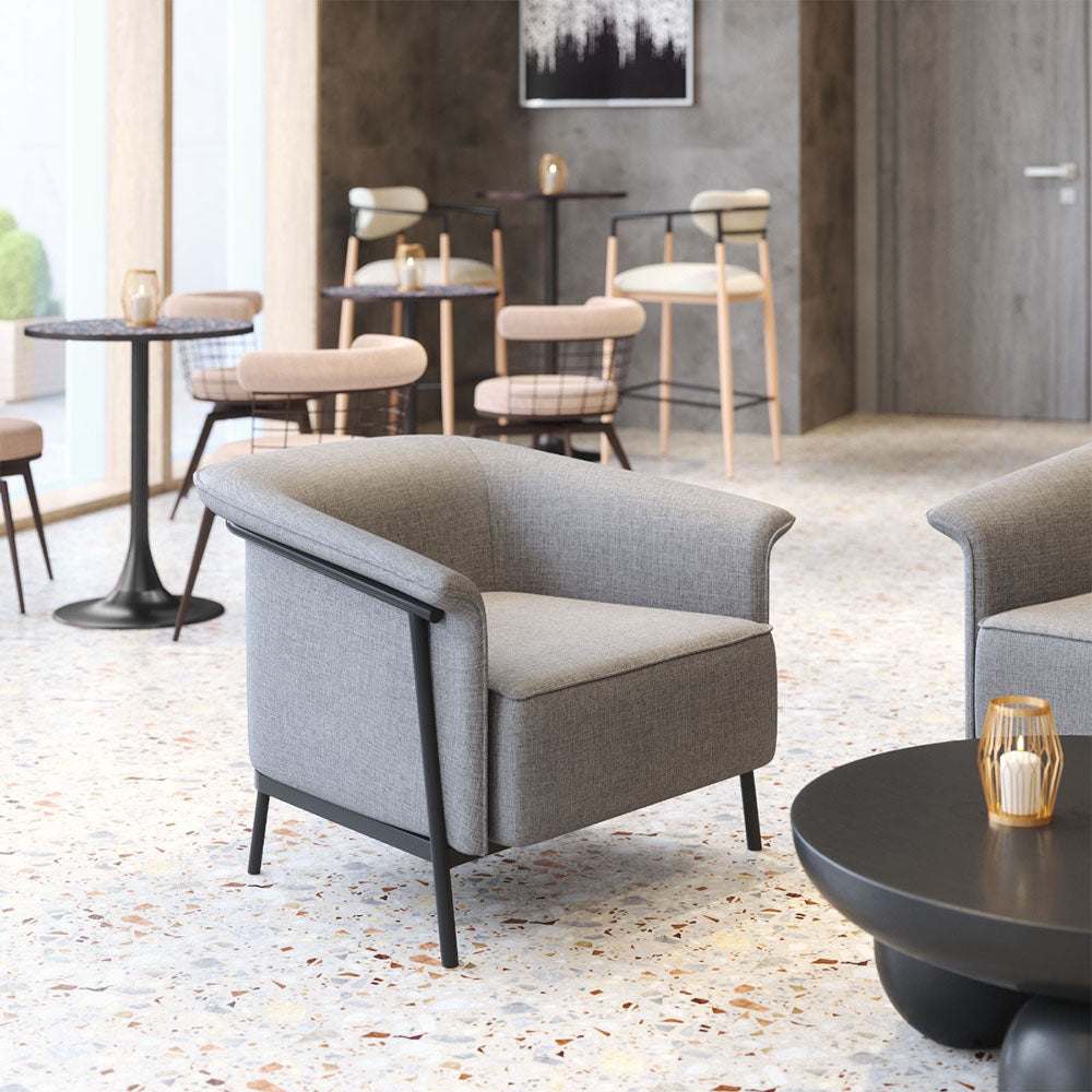 BURRY ACCENT CHAIR SLATE GRAY