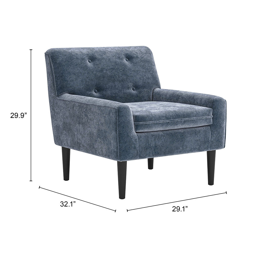 FRANKFURT ARMCHAIR GRAY