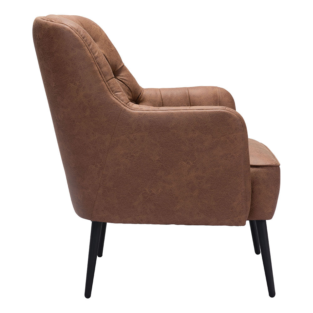 TASMANIA ACCENT CHAIR VINTAGE BROWN