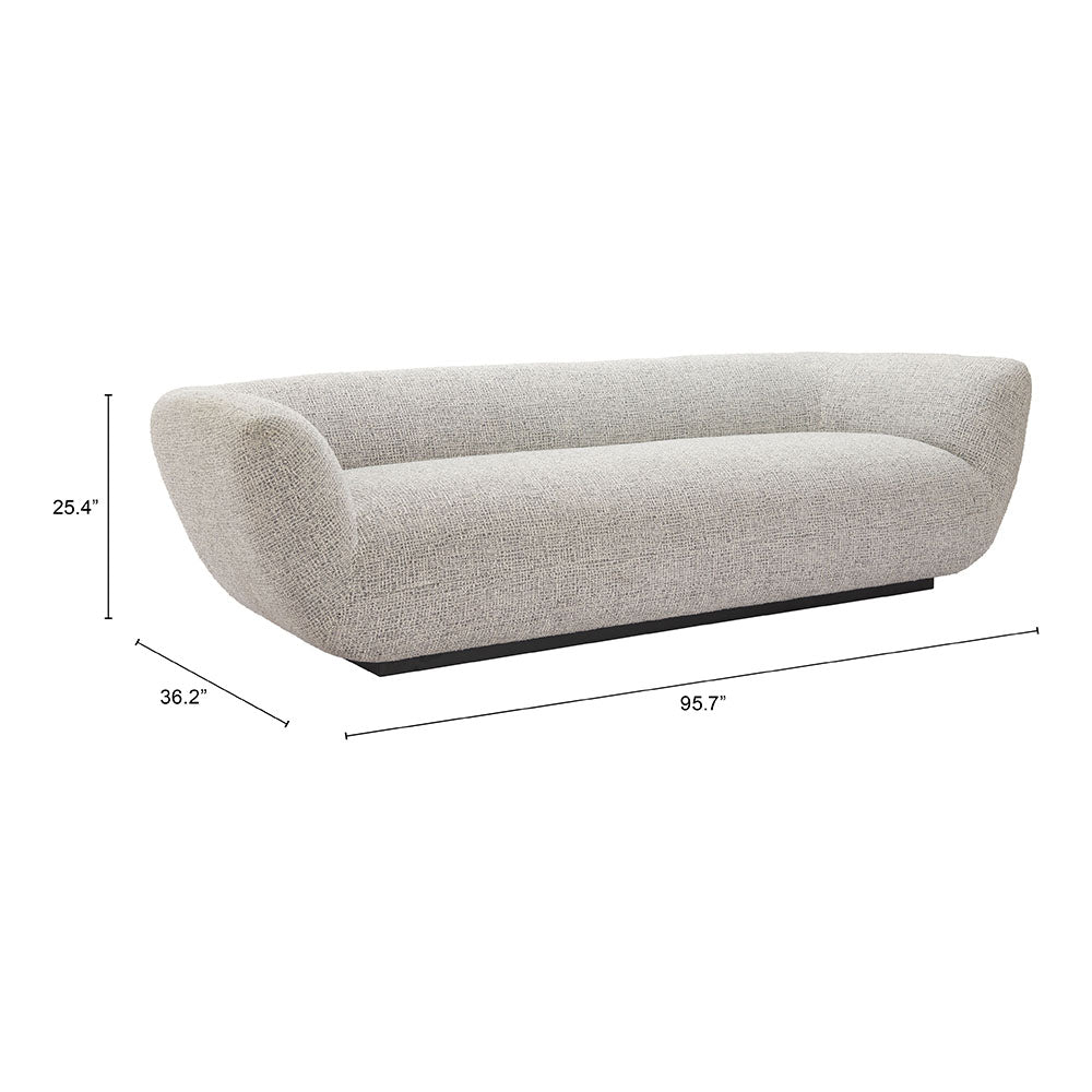 ZAMBET SOFA PEWTER GRAY