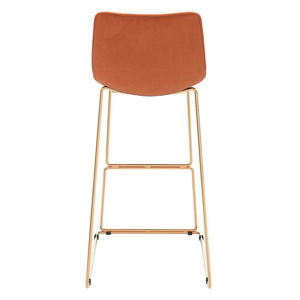 ADELE BARSTOOL ORANGE & GOLD