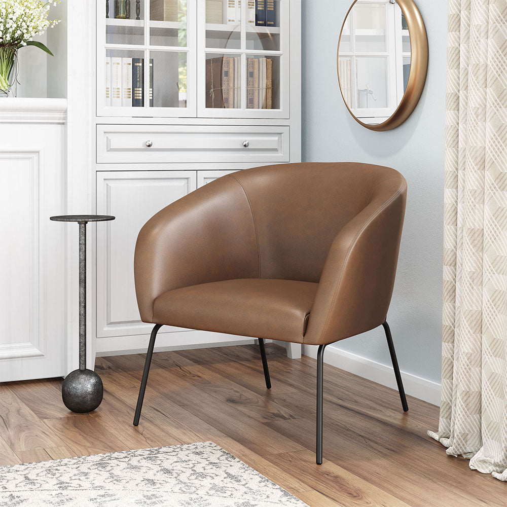 QUINTEN ACCENT CHAIR VINTAGE BROWN