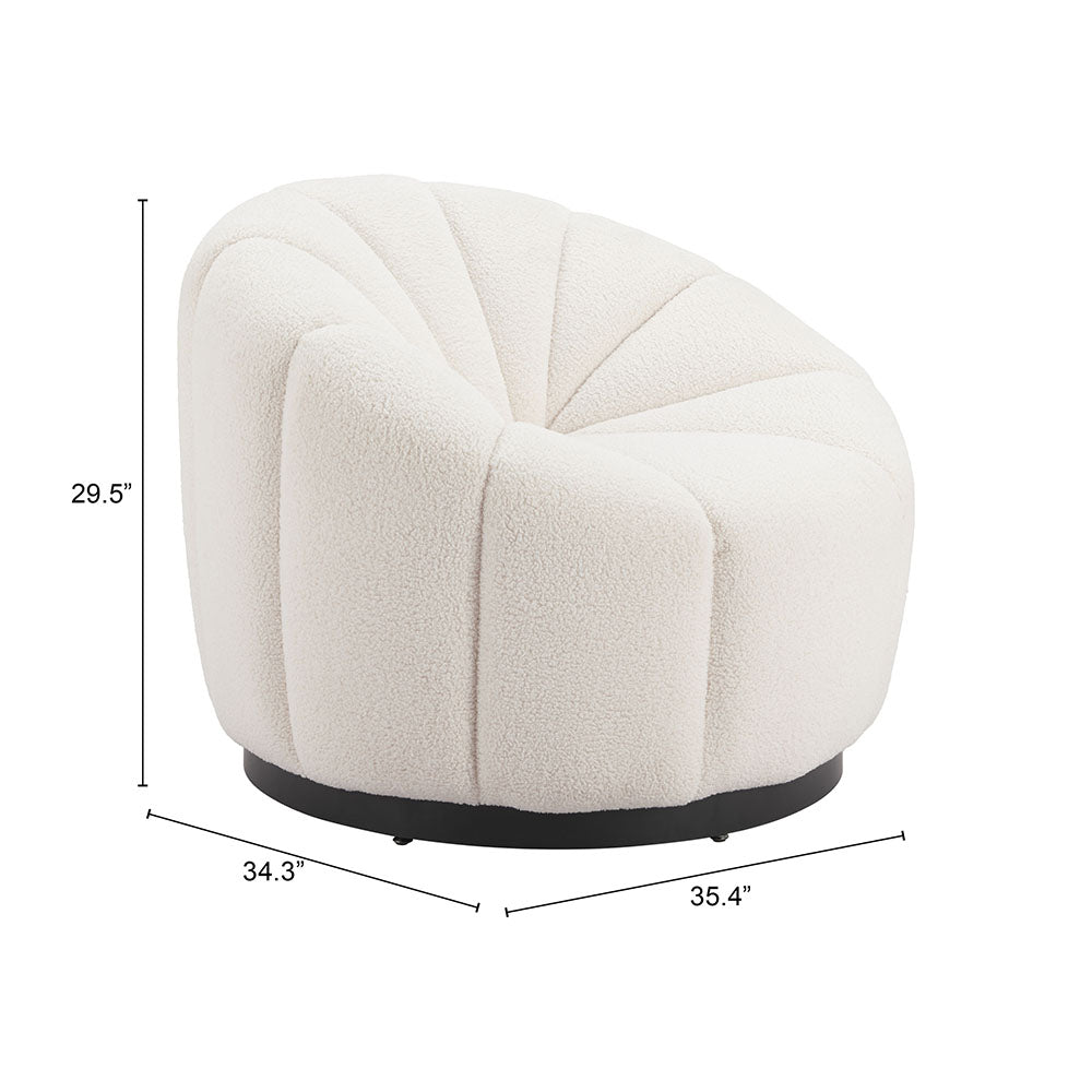 BHUTAN ACCENT CHAIR CREAM