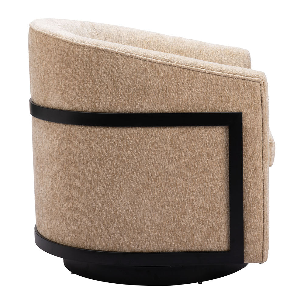 HANKO SWIVEL CHAIR GOLDEN BEIGE