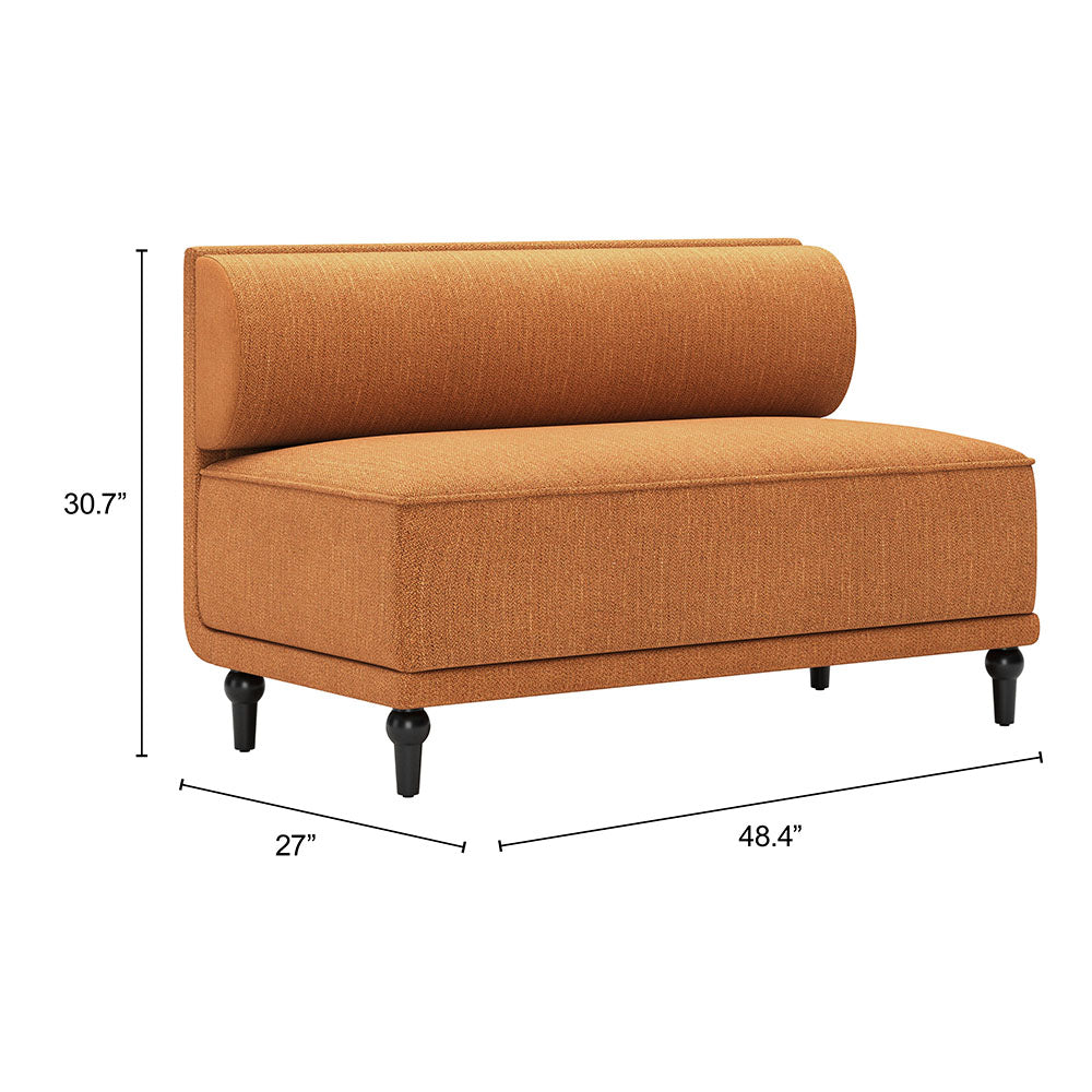 MALBEN LOVESEAT BROWN