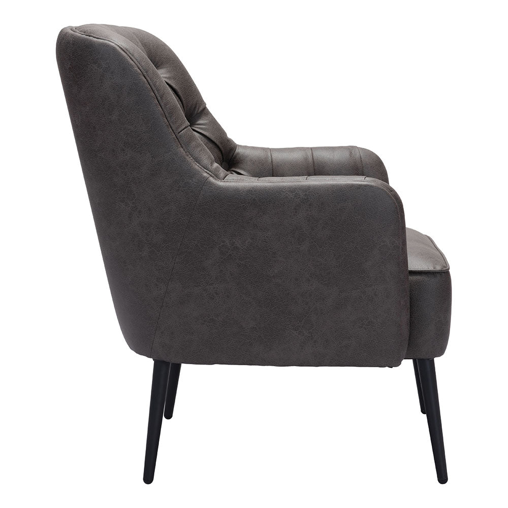 TASMANIA ACCENT CHAIR VINTAGE BLACK