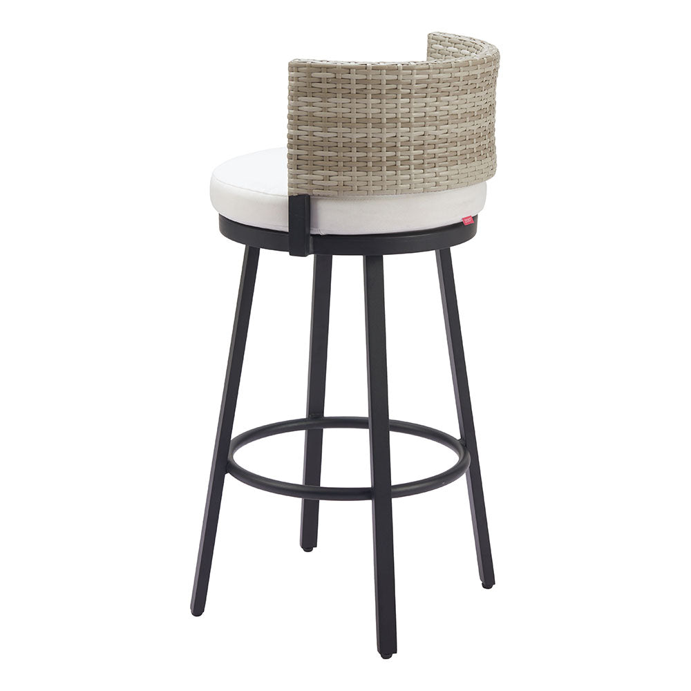 MIDNIGHT WAVE BARSTOOL WHITE