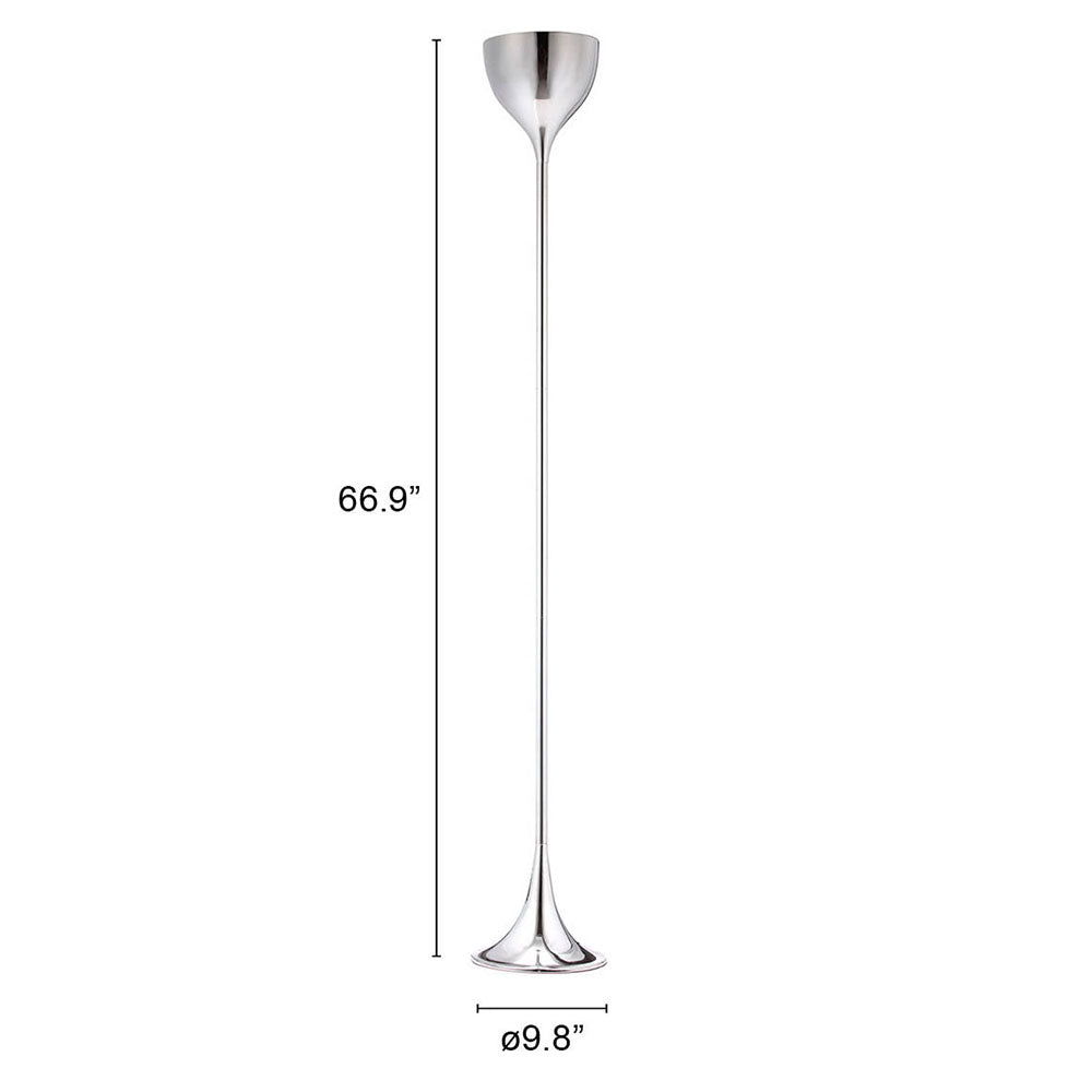 NEUTRINO FLOOR LAMP CHROME