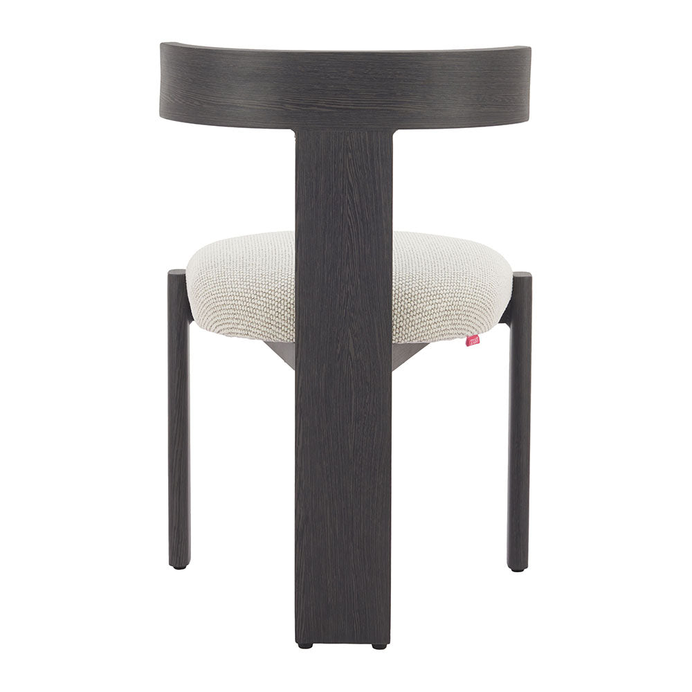 TIANA DINING CHAIR BLACK & BEIGE