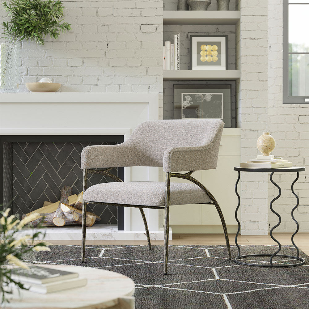 VESTERBORO ACCENT CHAIR GRAY