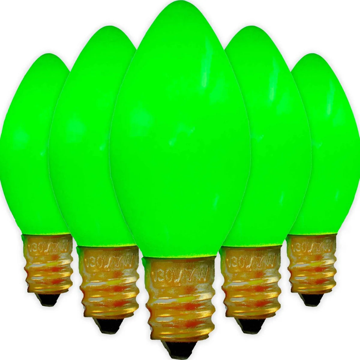 GREEN SOLID CERAMIC LIGHTS