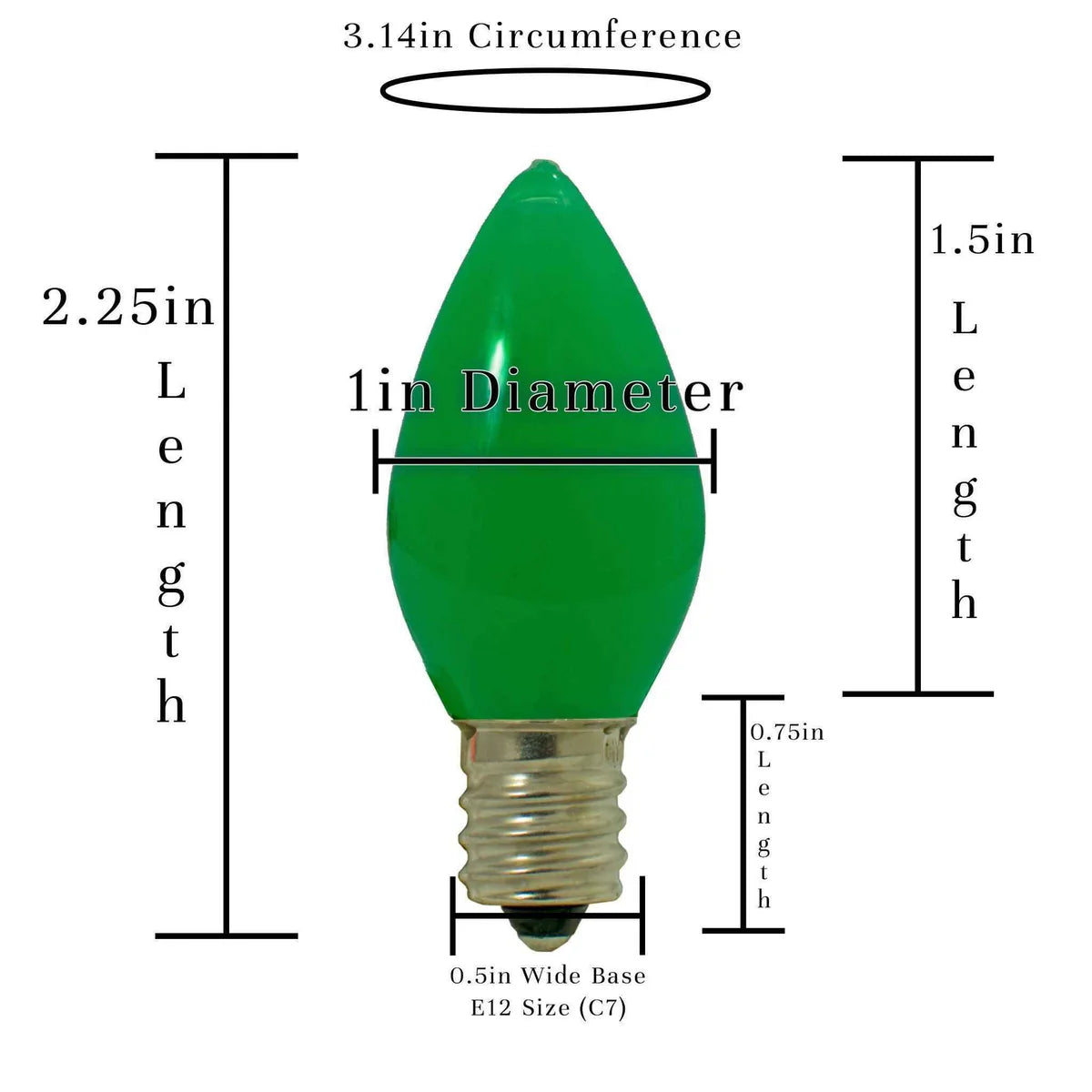 GREEN LED LIGHT BULBS