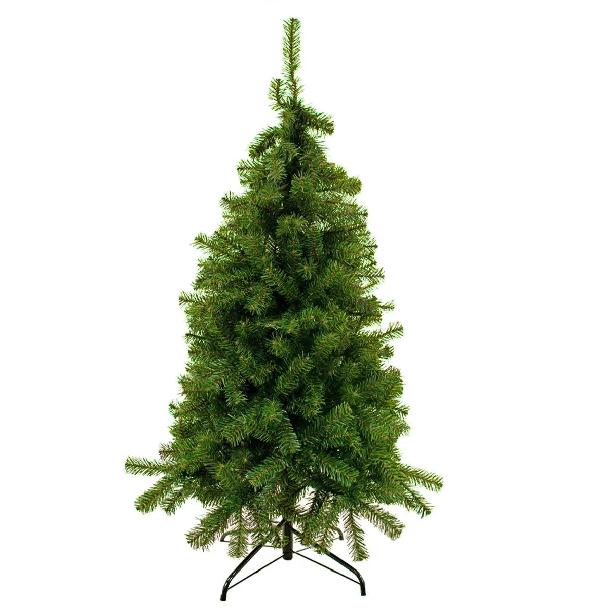 GREEN TINSEL CHRISTMAS TREE