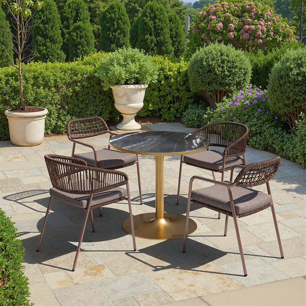 SKYE DINING CHAIR BROWN