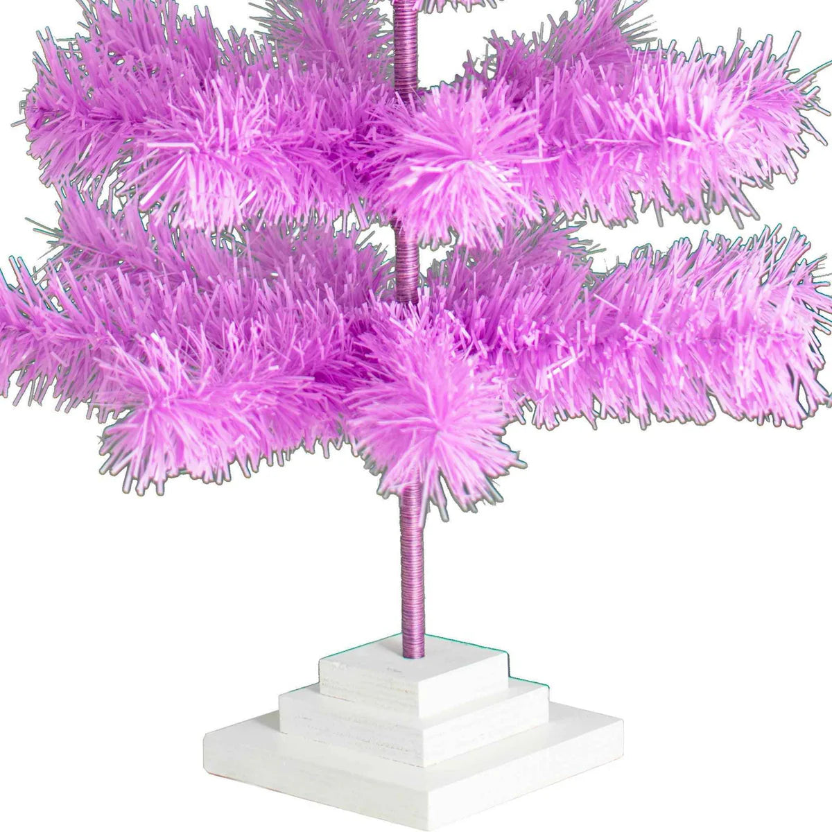 LAVENDER TINSEL CHRISTMAS TREE