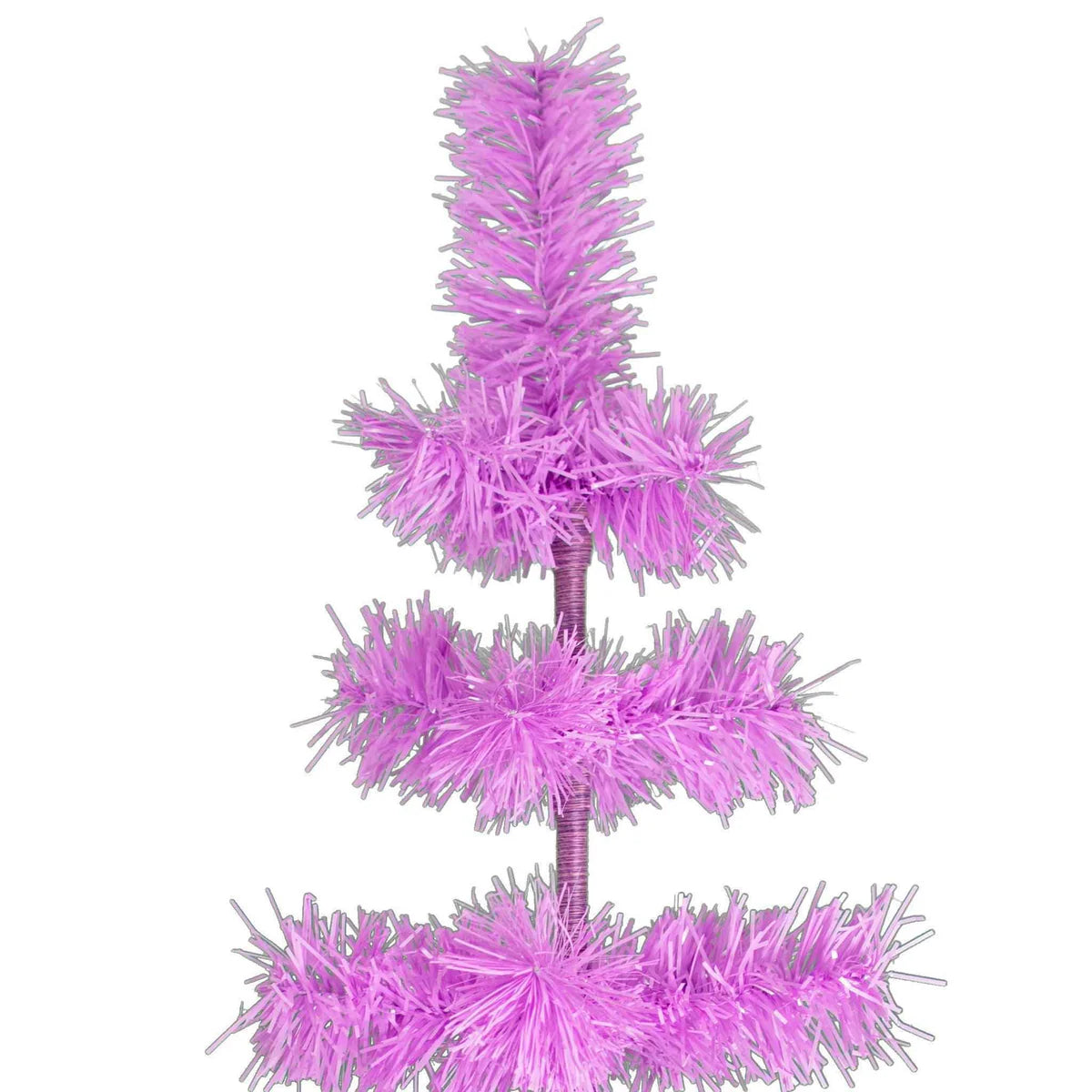 LAVENDER TINSEL CHRISTMAS TREE