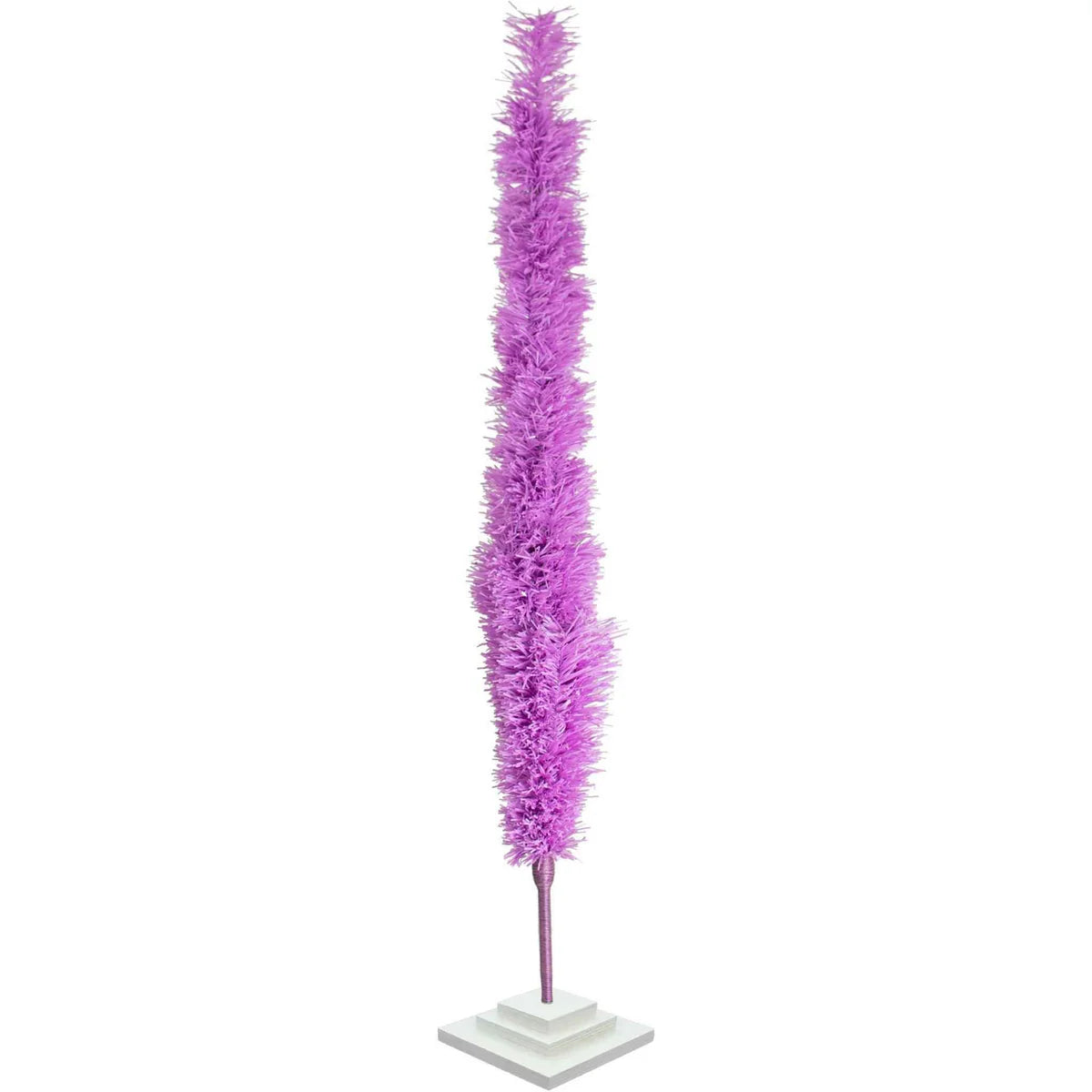 LAVENDER TINSEL CHRISTMAS TREE