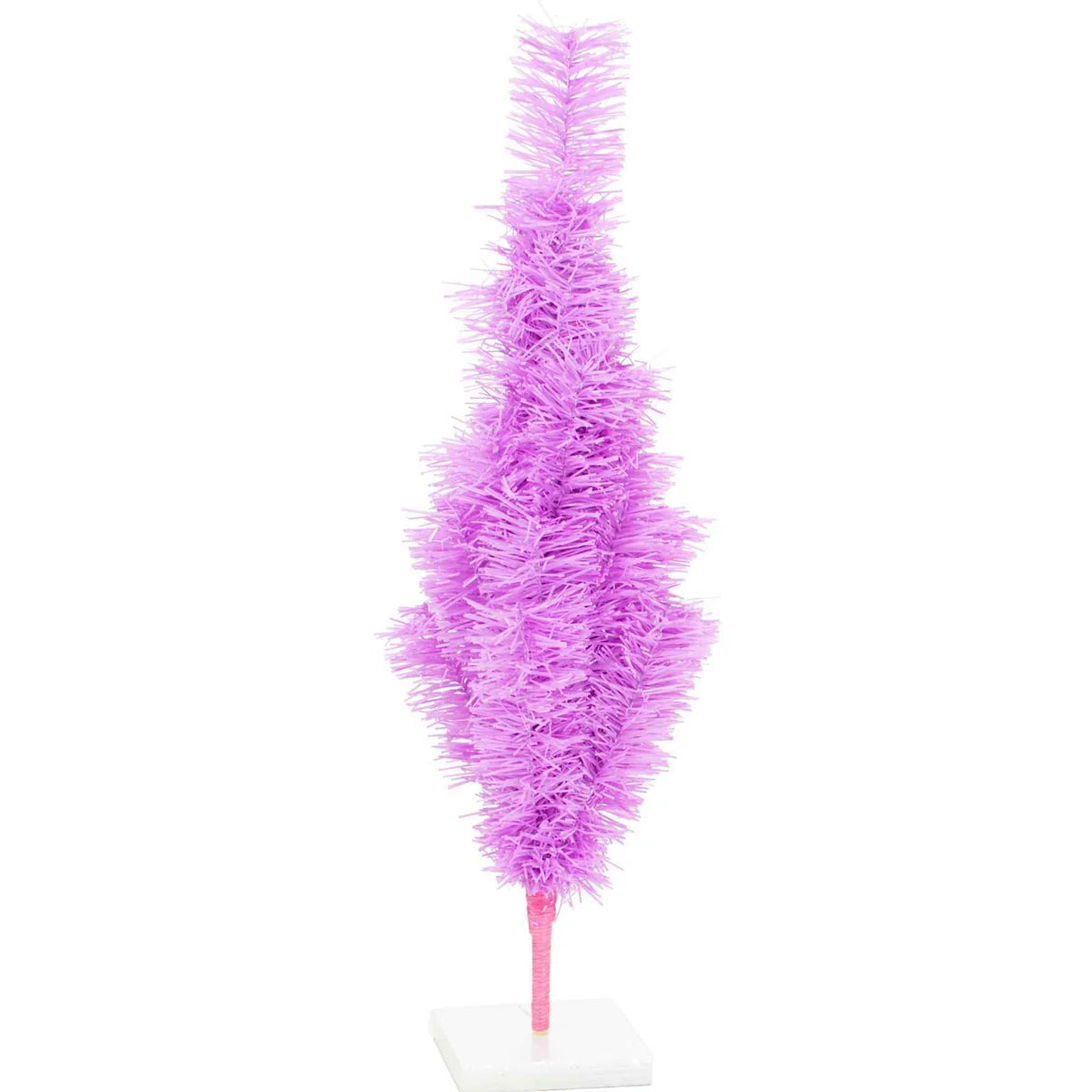 LAVENDER TINSEL CHRISTMAS TREE
