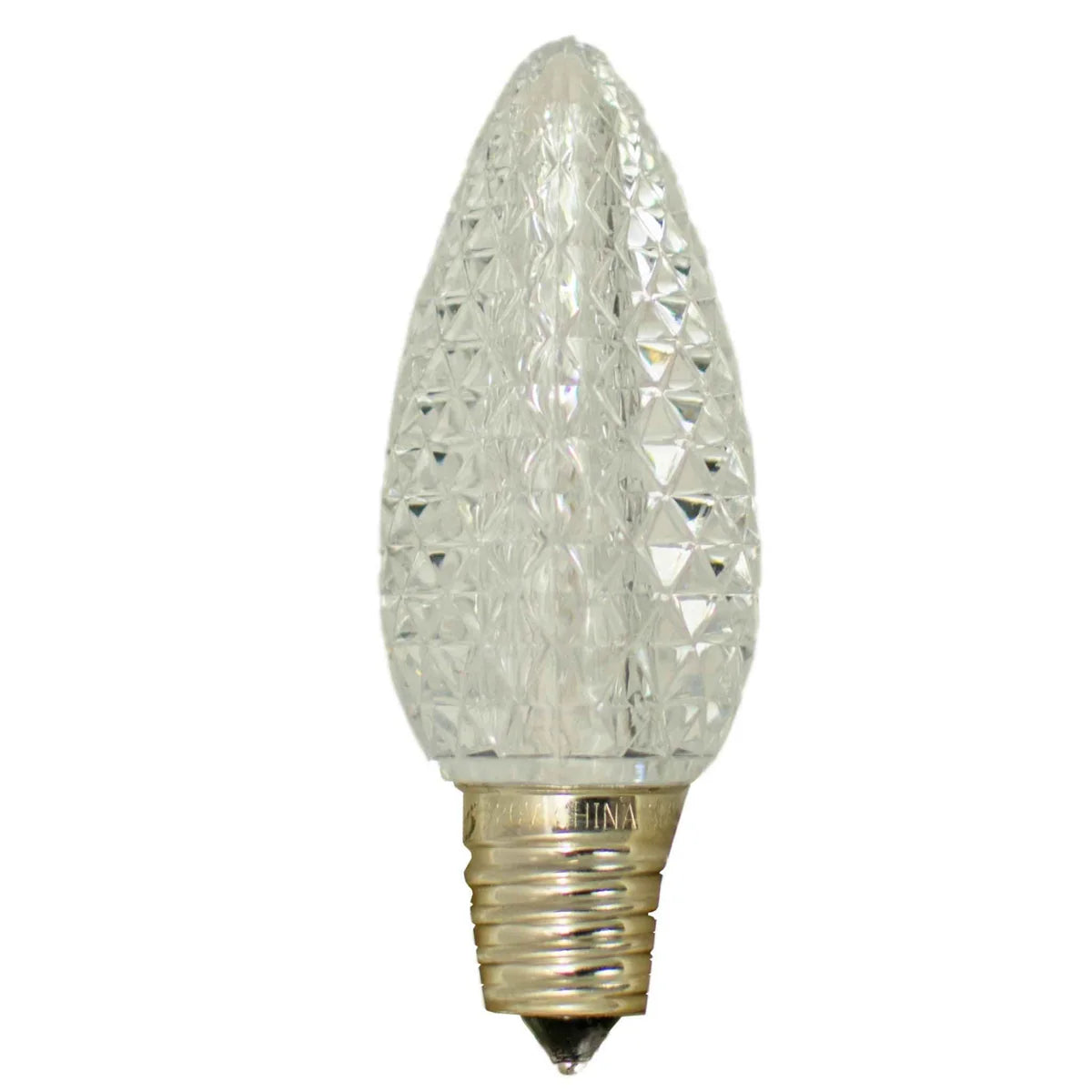 LED FACETED CLEAR LIGHT BULBS