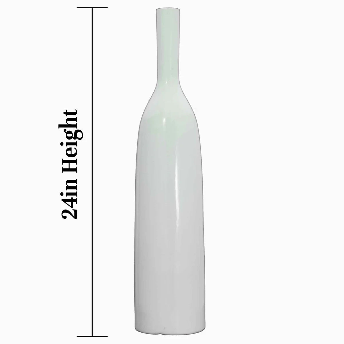 LONG NECK CERAMIC VASE