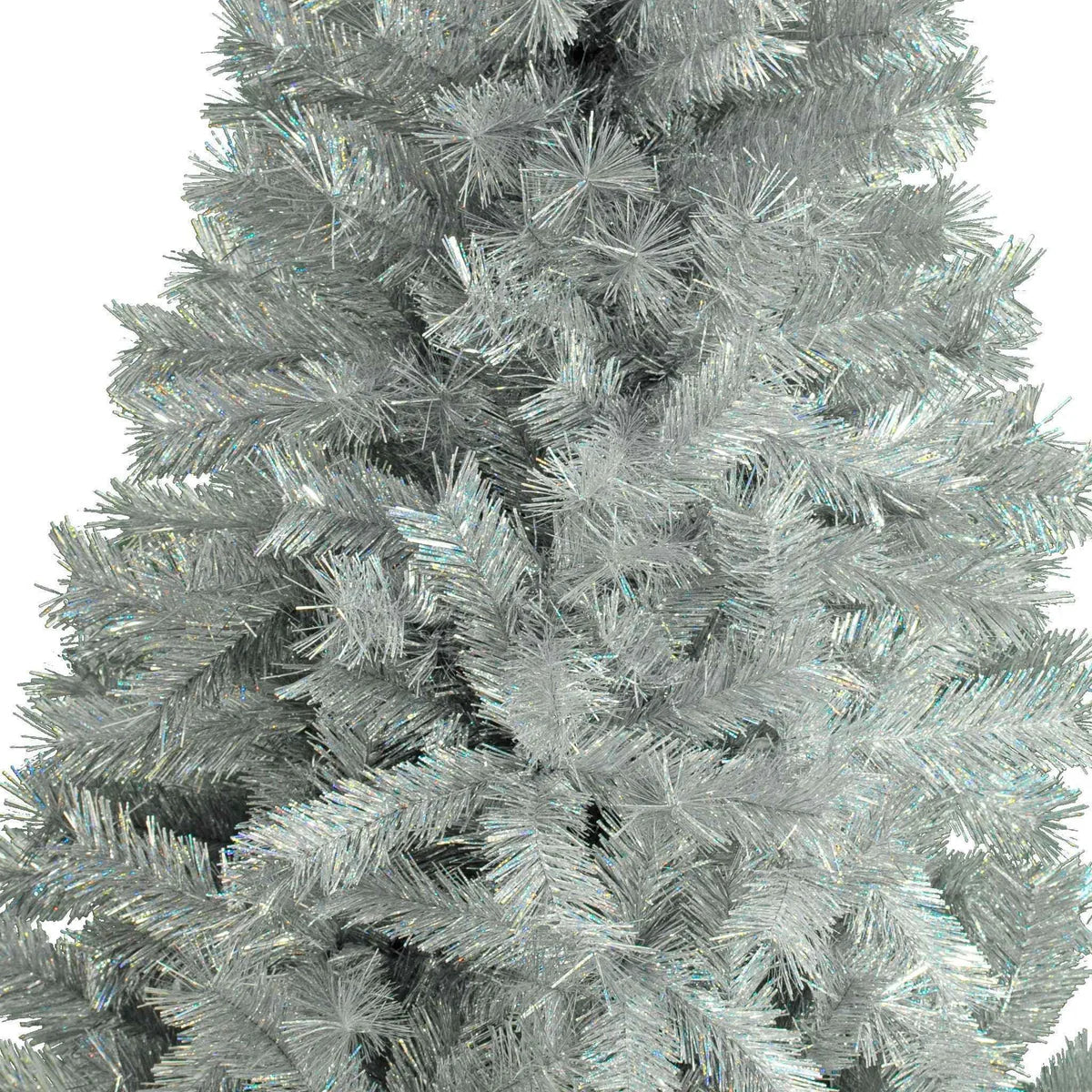 LUXE CHRISTMAS SILVER TINSEL TREE