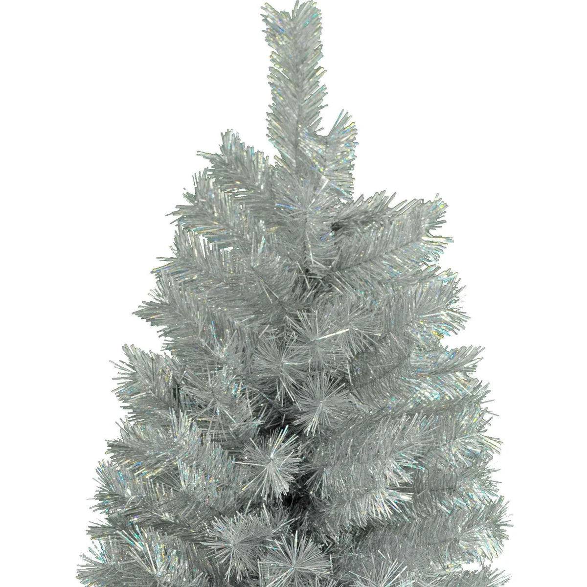 LUXE CHRISTMAS SILVER TINSEL TREE