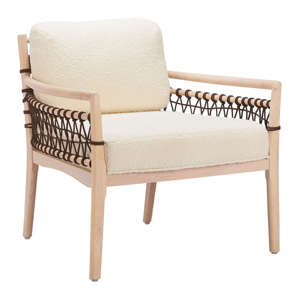 WEZLY ACCENT CHAIR LVORY