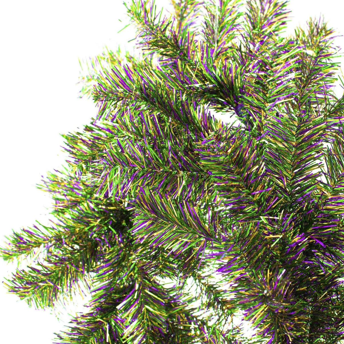 MARDI GRAS CHRISTMAS BRUSH GARLAND