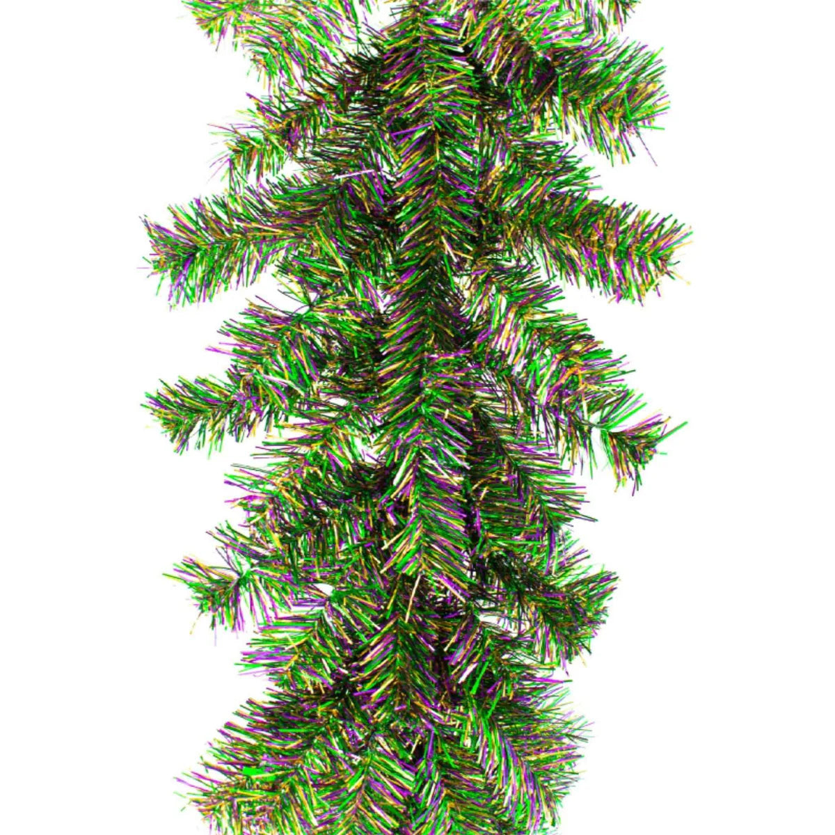 MARDI GRAS CHRISTMAS BRUSH GARLAND