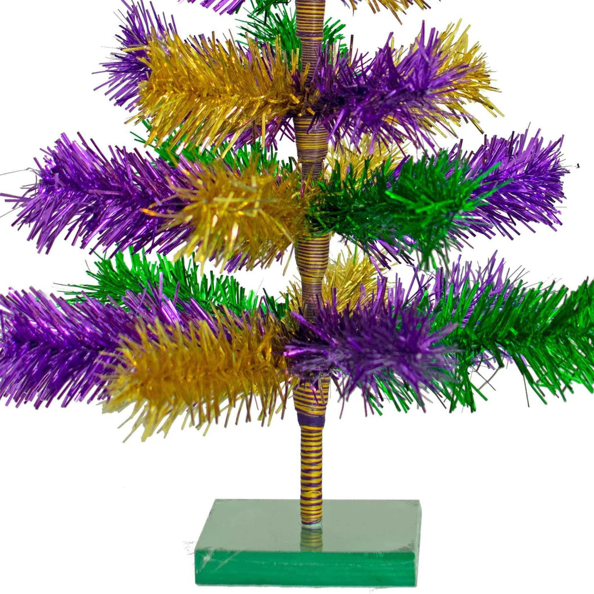MARDI GRAS MIXED TINSEL CHRISTMAS TREES