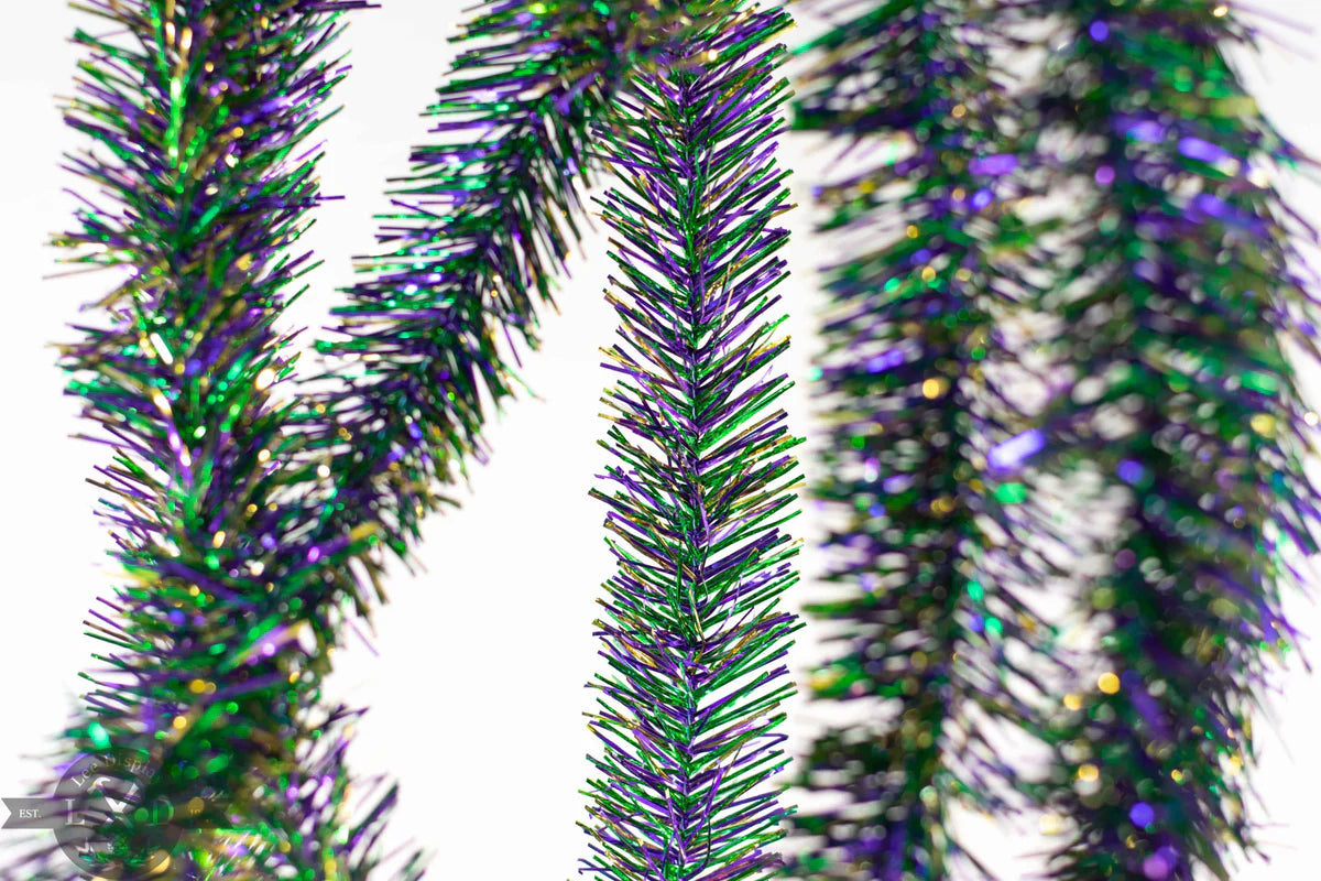 MARDI GRAS TINSEL GARLAND